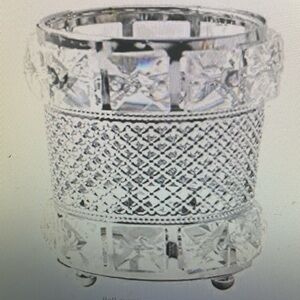 Luxurious Silver Makeup Brush Holder Only